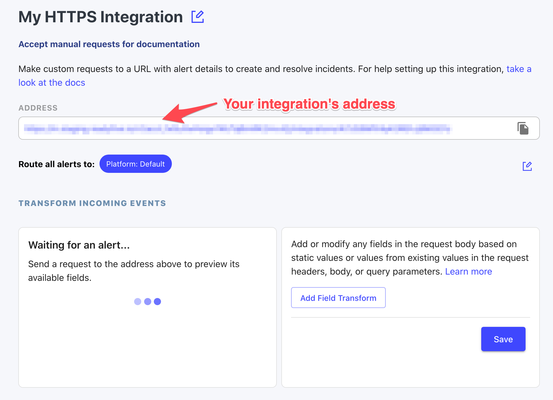 HTTPS integration details